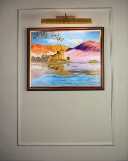 Castle of Fire and Foam - Original Oil Painting by N.G. Reynolds
