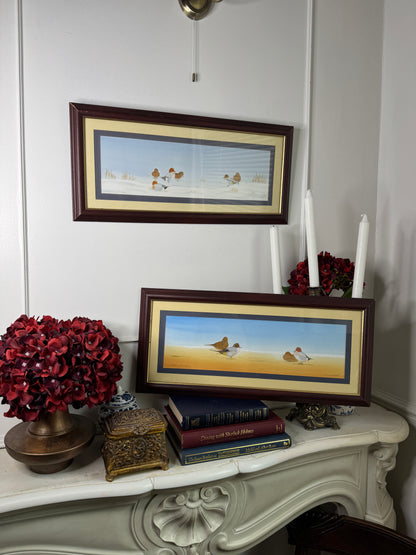 “Pintails in Poise” – Original Watercolour Pair by M.S. Wakefield