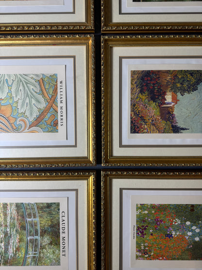 The Gilded Art Dupe Collection-Framed Print Set of Six
