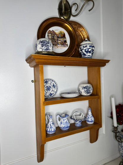 Vintage Pine Tier Shelf