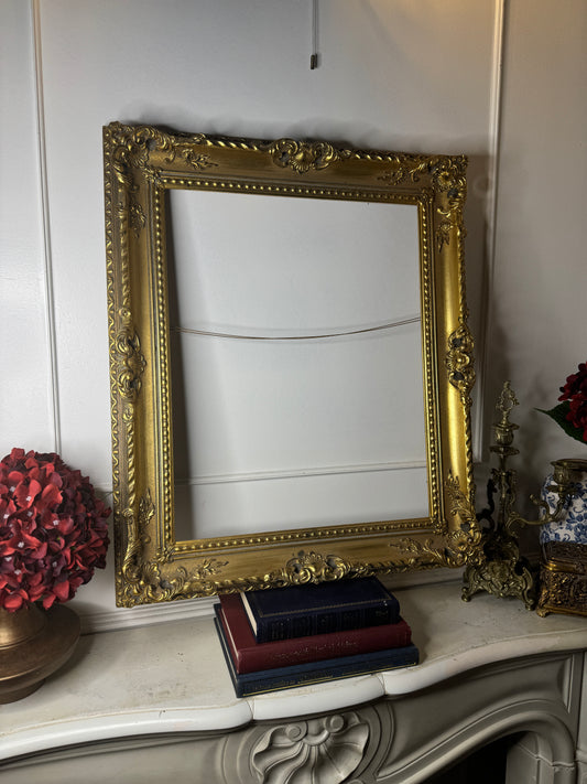 Czech Royalty – Vintage Gold Chippendale Gilt Frame
