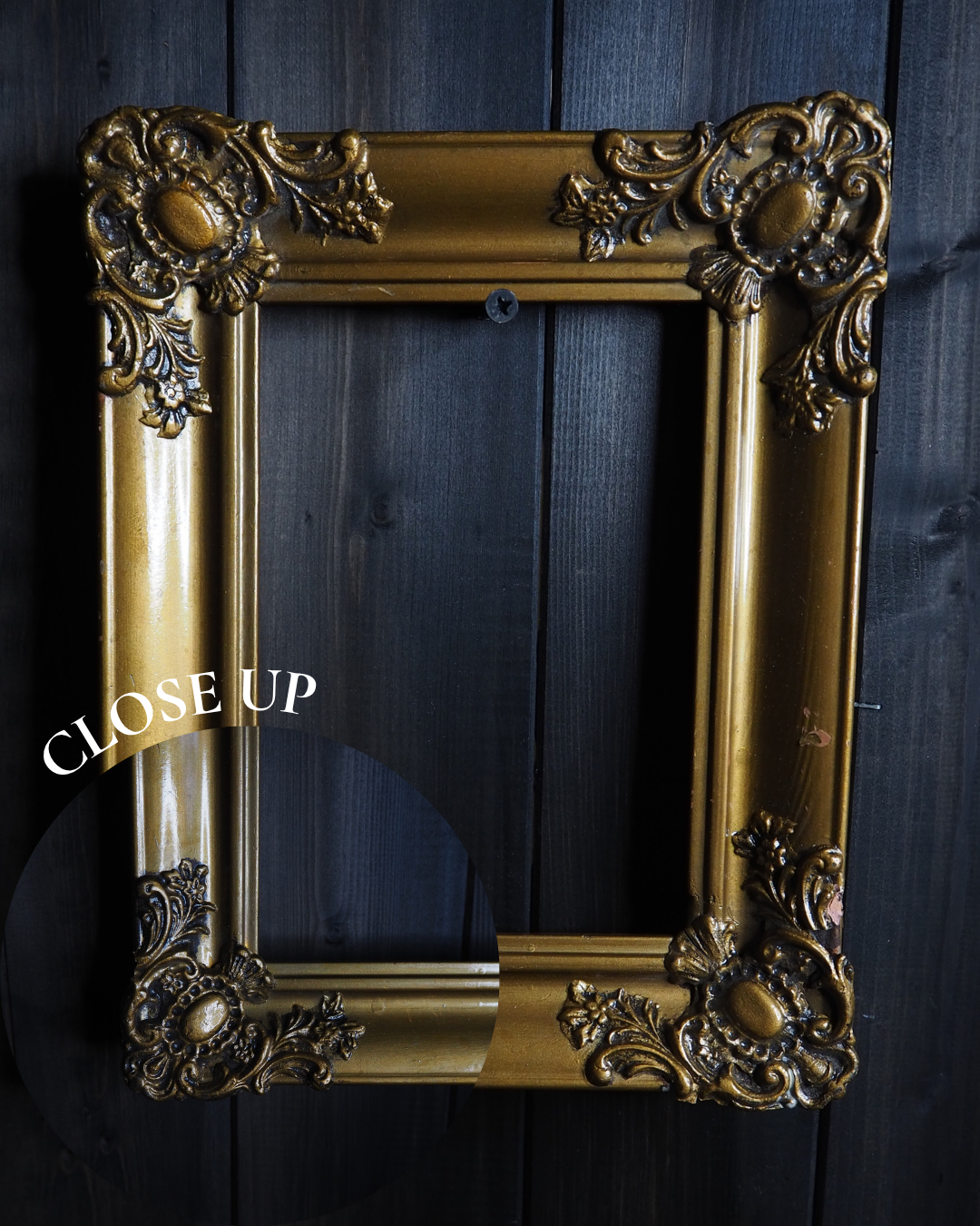 The Golden Grandeur – Antique Original European Ornate Gilt Small Frame Collection