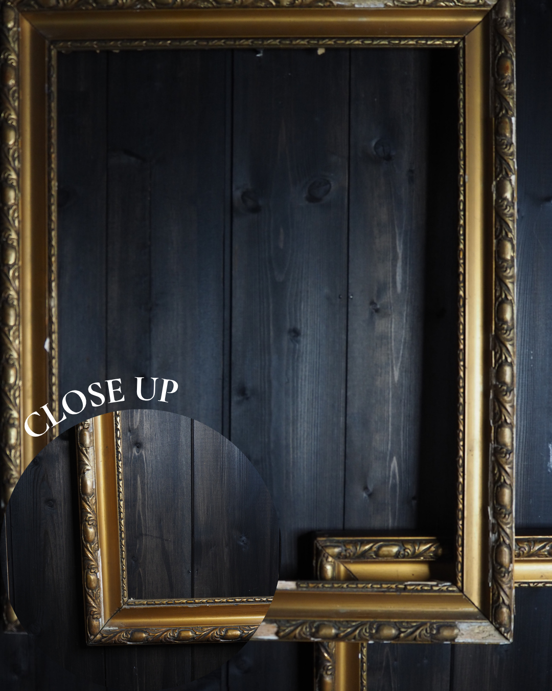 The Golden Heirlooms - Antique Gold Gilt Frame Pair
