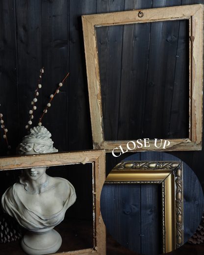 The Golden Heirlooms - Antique Gold Gilt Frame Pair