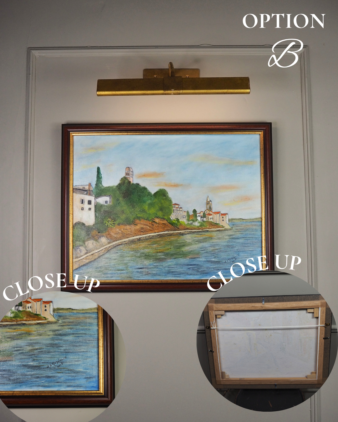 Seaside Escape- Original Oil Painting by N.G. Reynolds