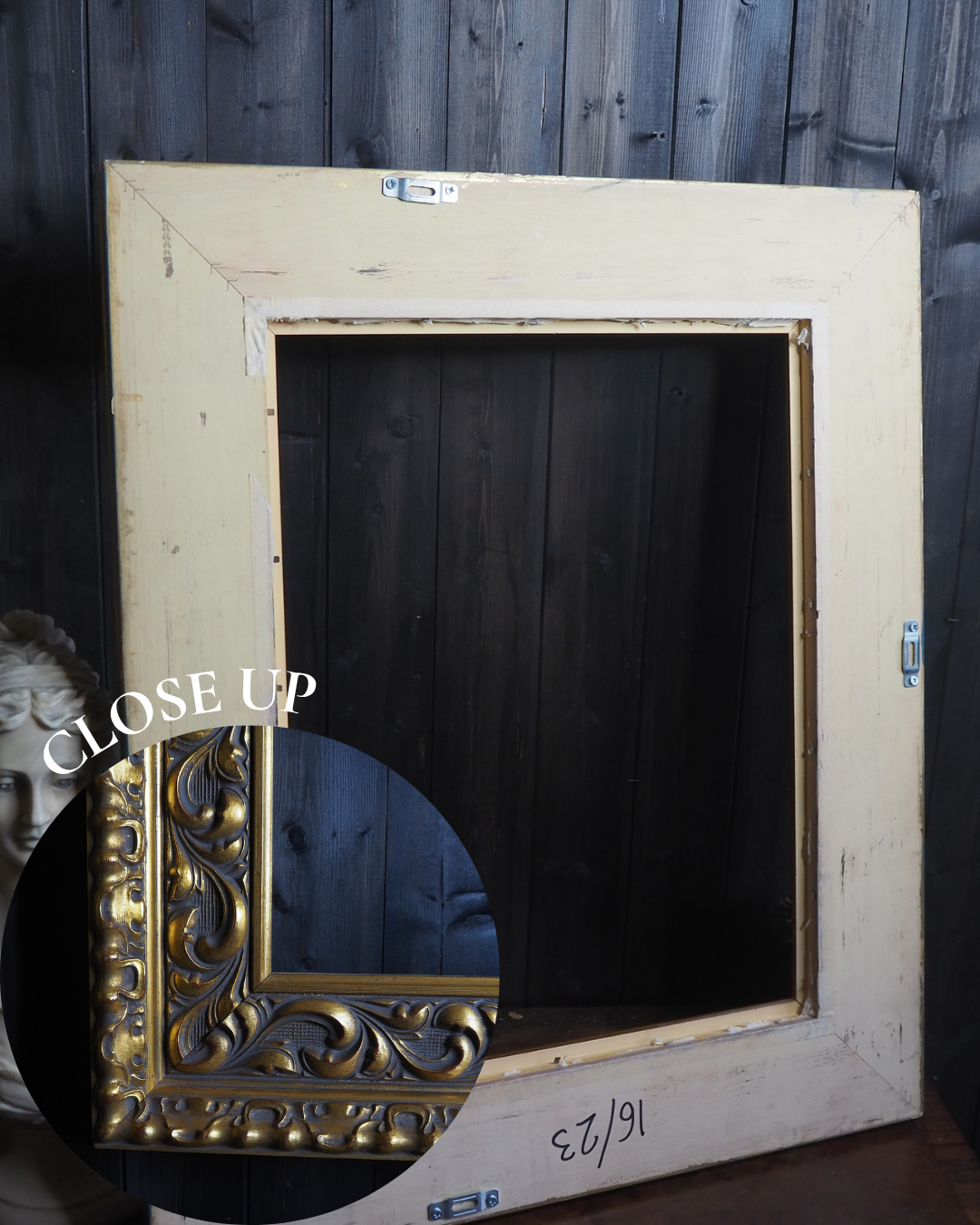 The Fontainebleau - Vintage Heavy Solid Wood Ornate Gold Frame