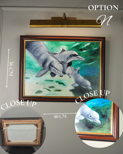 The Dance of the Sea- Original Oil painting by N.G. Reynolds