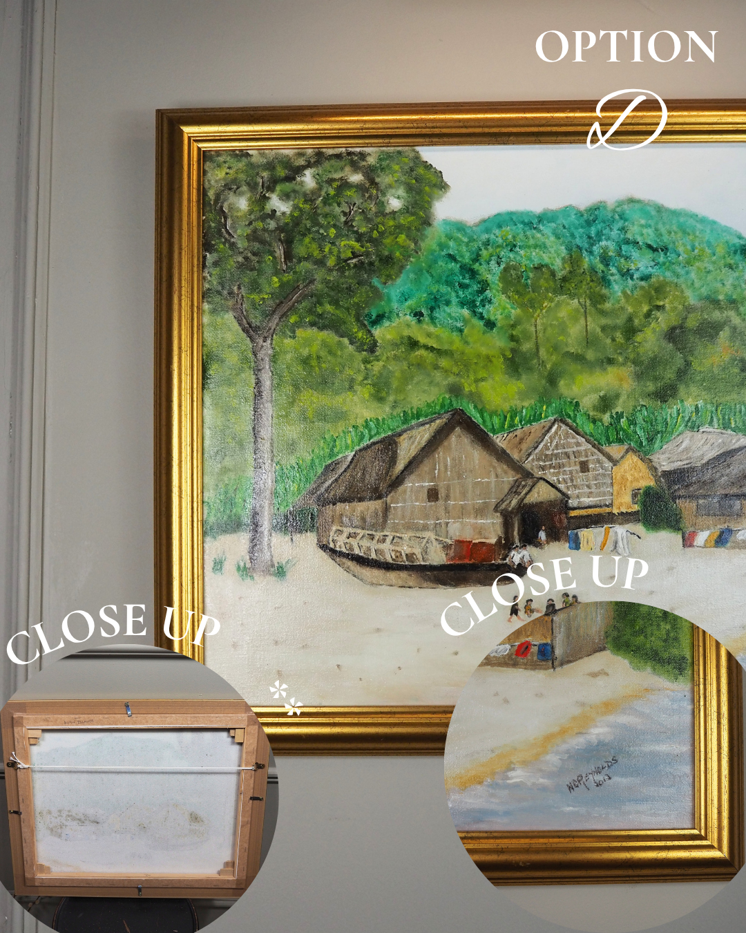 Days in Thailand - Original Oil Painting by N.G. Reynolds