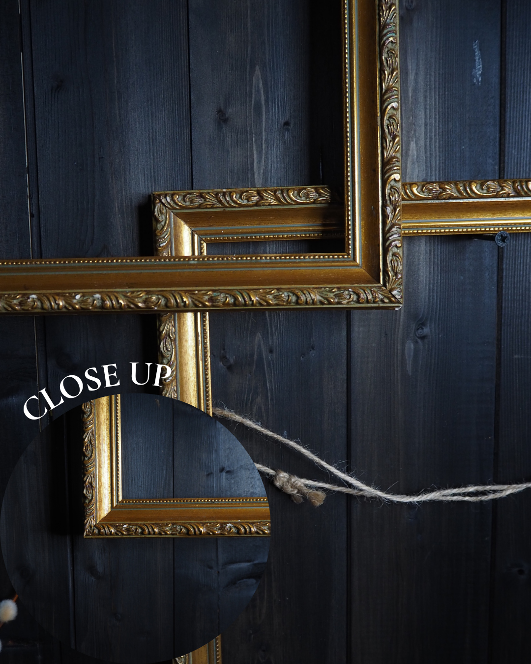The Classic Elegance  - Vintage Gold Gilt Frame Pair
