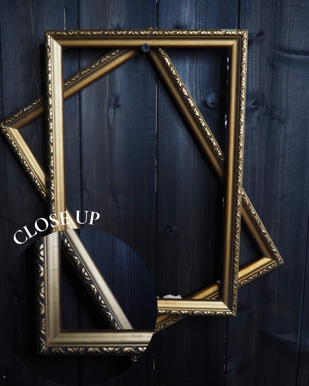 The Golden Grandeur – Antique Original European Ornate Gilt Small Frame Collection