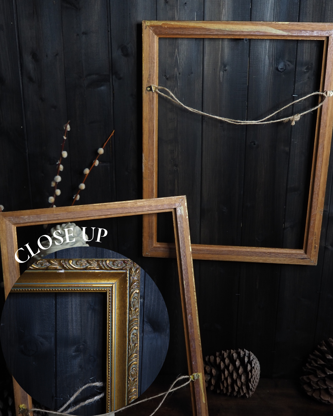 The Classic Elegance  - Vintage Gold Gilt Frame Pair