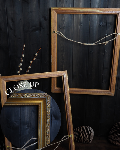 The Classic Elegance  - Vintage Gold Gilt Frame Pair