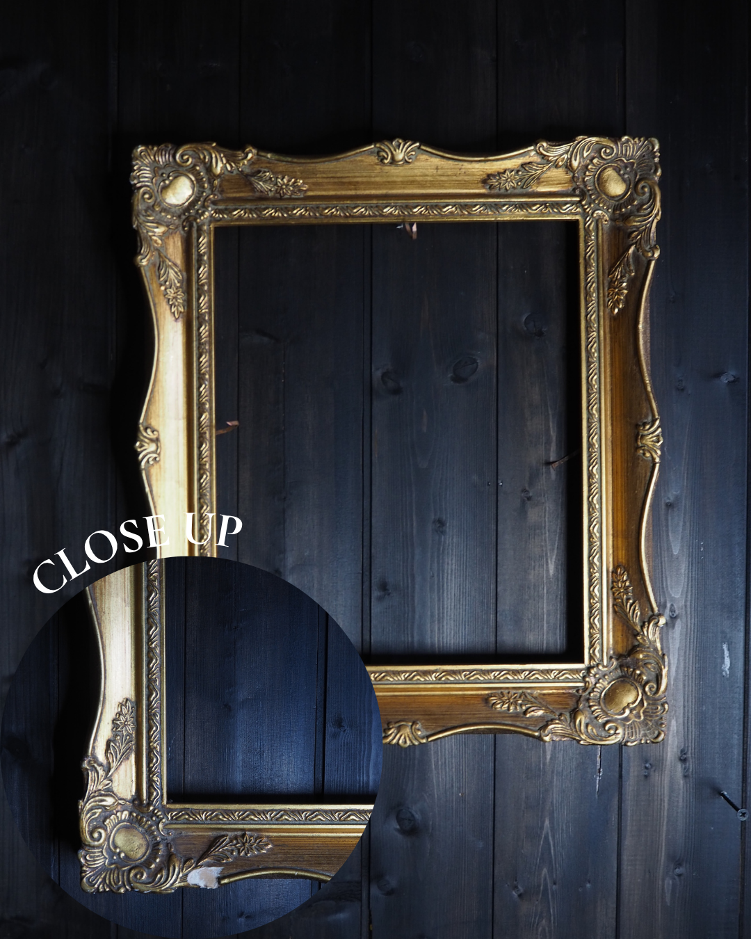 The Sorélle – Vintage Gold Louis Style Ornate Small Frame Collection