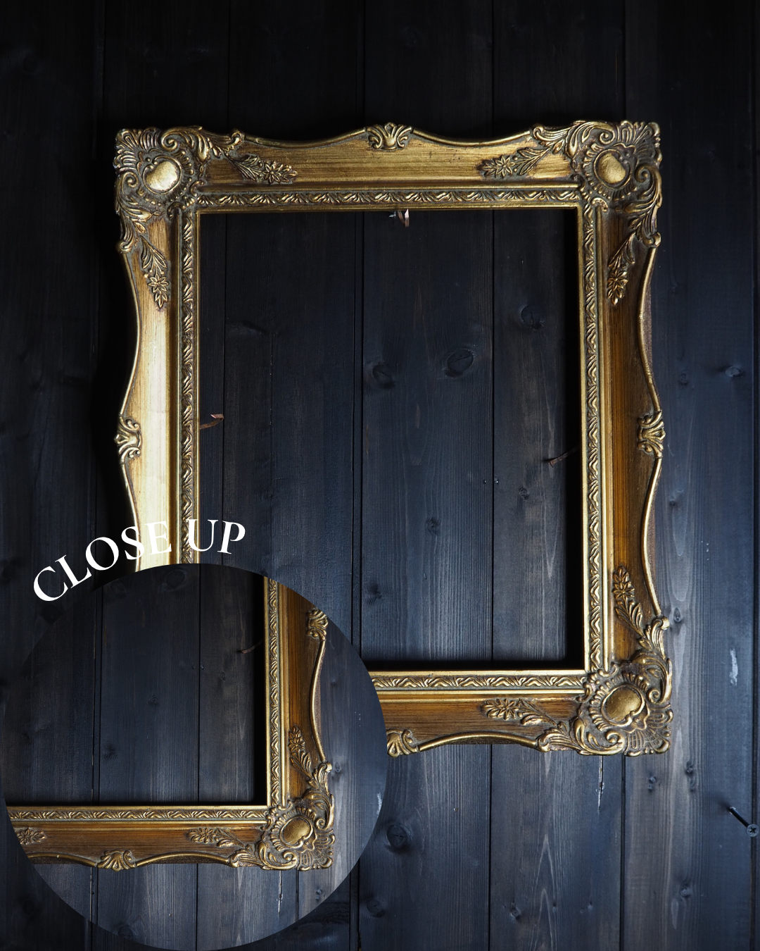 The Sorélle – Vintage Gold Louis Style Ornate Small Frame Collection