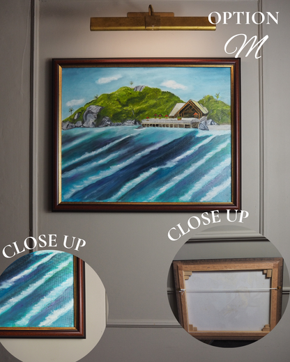 Ocean Breeze & Blue Skies - Original Oil Painting by N.G. Reynolds