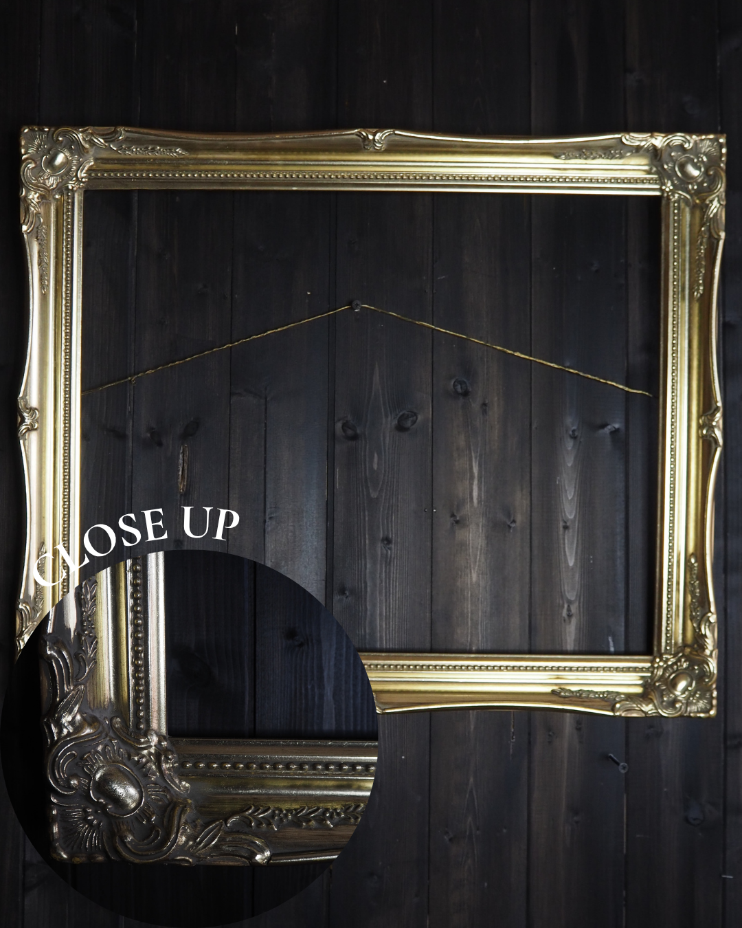 The Chambord – Vintage Gold Ornate Medium Frame Collection