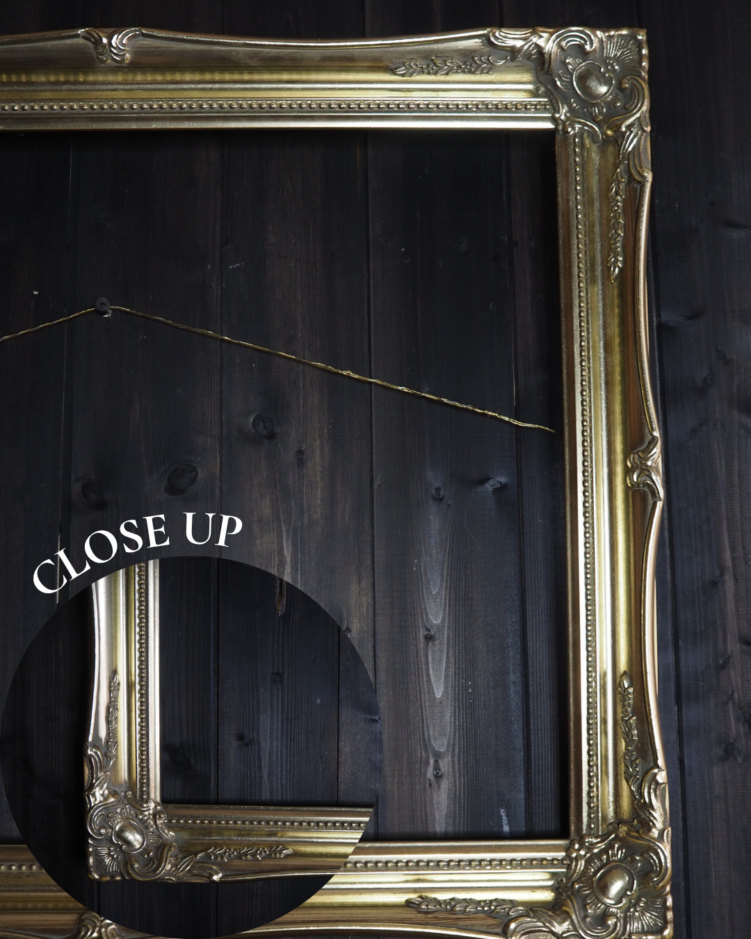 The Chambord – Vintage Gold Ornate Medium Frame Collection