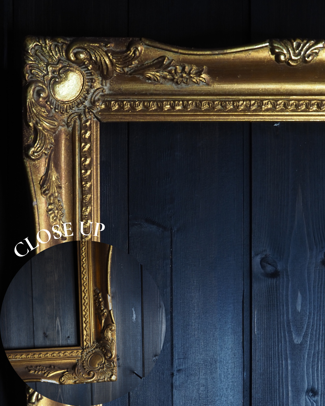 The Sorélle – Vintage Gold Louis Style Ornate Small Frame Collection