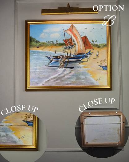 Setting Sails - Original Oil Painting by N.G. Reynolds