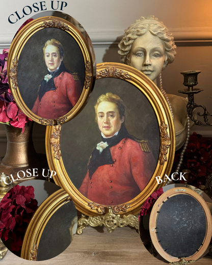 Vintage Oil Painting Portrait Collection in Gold Gilt Frames – Pick Your Favourite