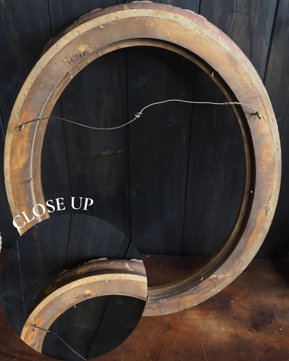 The Lacock – Authentic Antique Victorian Ornate Gilt Oval Frame