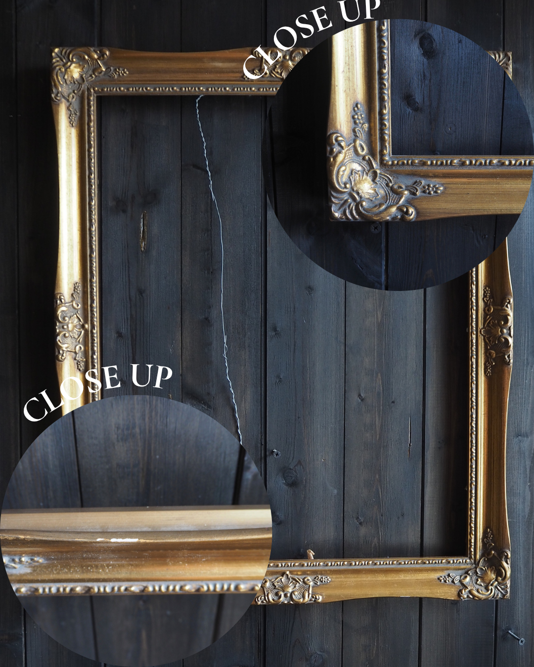 The Hambleden – Antique Gold Baroque Frame Gilt Frame