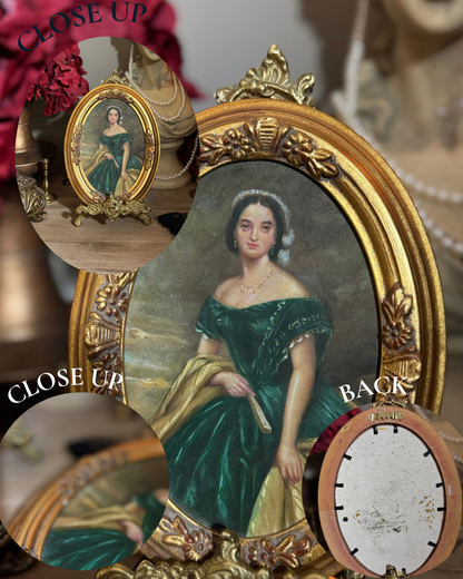Vintage Oil Painting Portrait Collection in Gold Gilt Frames – Pick Your Favourite