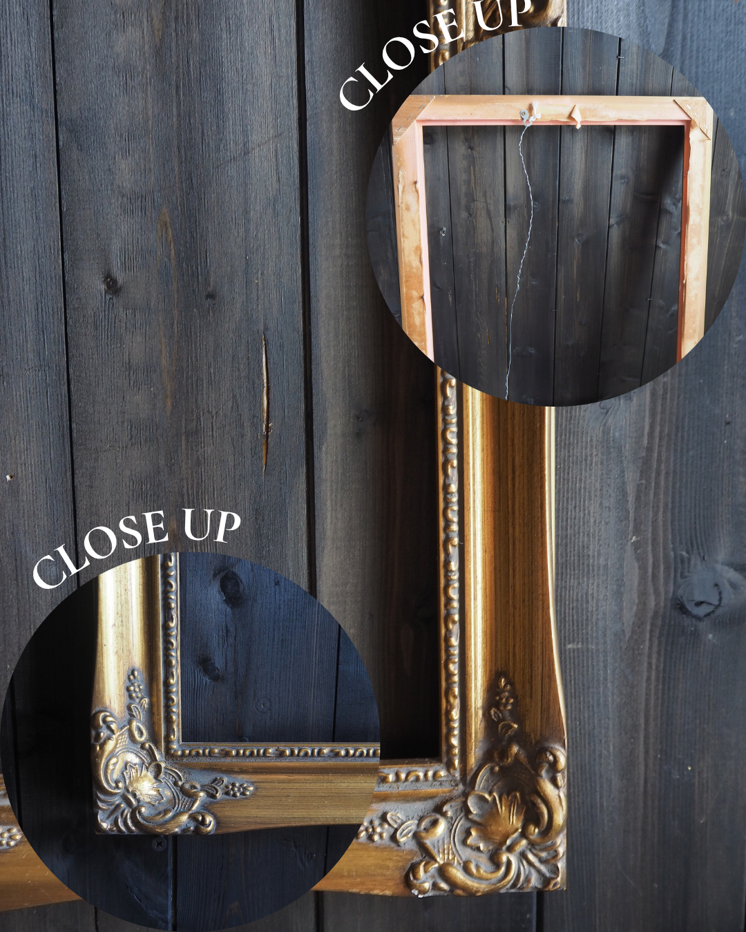 The Hambleden – Antique Gold Baroque Frame Gilt Frame