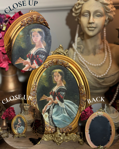 Vintage Oil Painting Portrait Collection in Gold Gilt Frames – Pick Your Favourite
