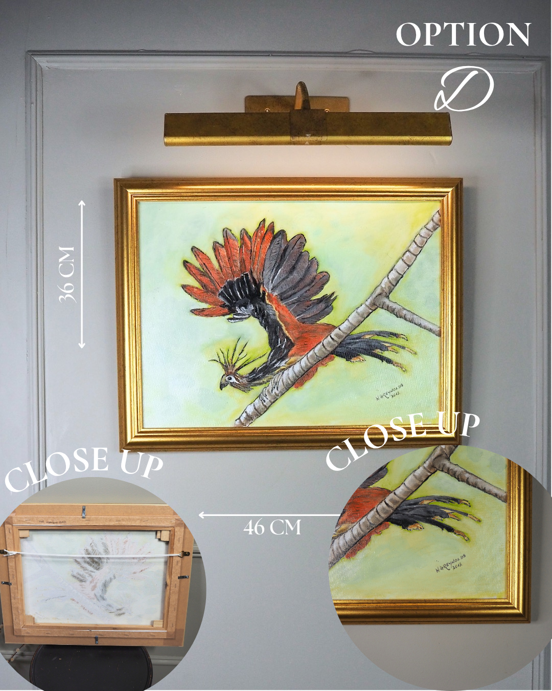 Freedom -  Wildlife Original Oil Painting by N.G. Reynolds