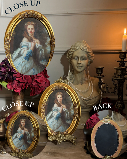 Vintage Oil Painting Portrait Collection in Gold Gilt Frames – Pick Your Favourite