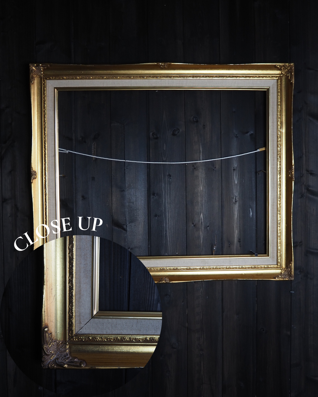 The Chambord – Vintage Gold Ornate Medium Frame Collection