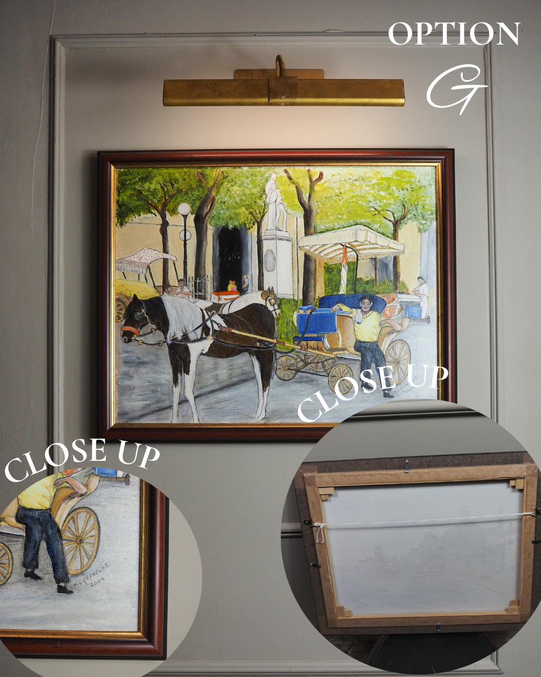 Carriage Through Time - Original Oil Painting by N.G. Reynolds