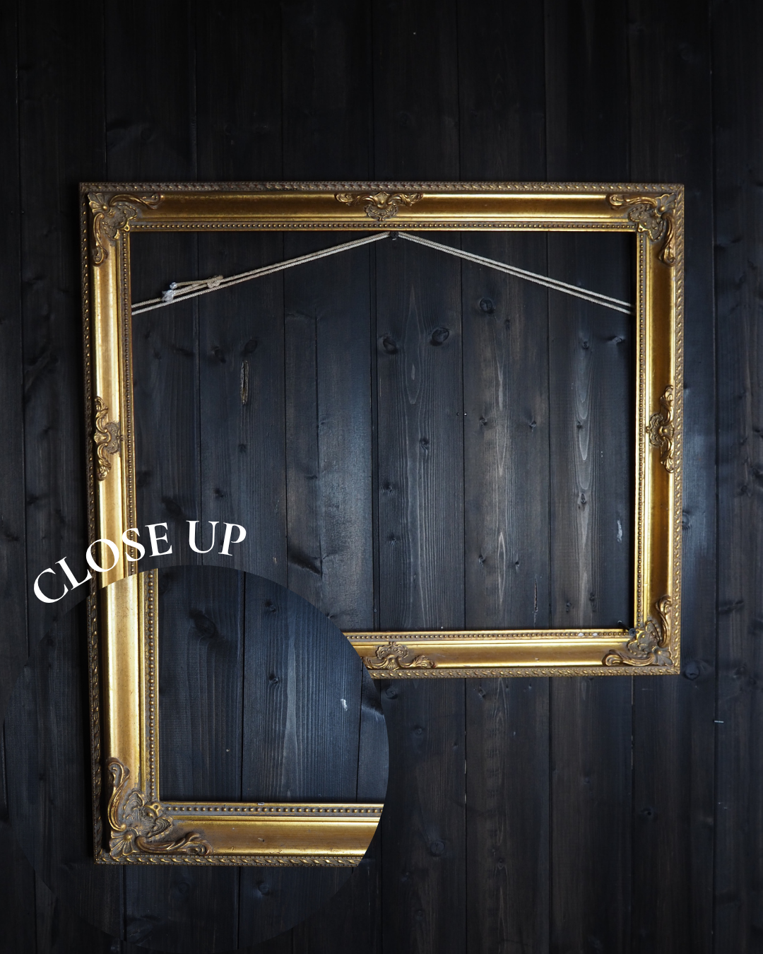 The Chambord – Vintage Gold Ornate Medium Frame Collection