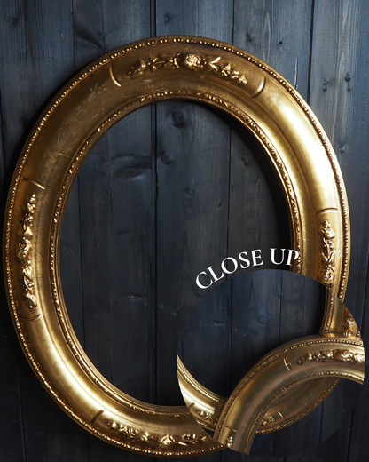 The Hollywood - Vintage 1970s Ornate Resin Gold Lightweight Frame Pair
