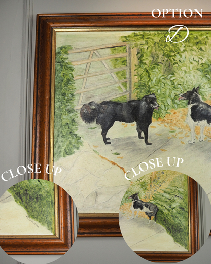The Morning Bark - Original Oil Painting by N.G. Reynolds