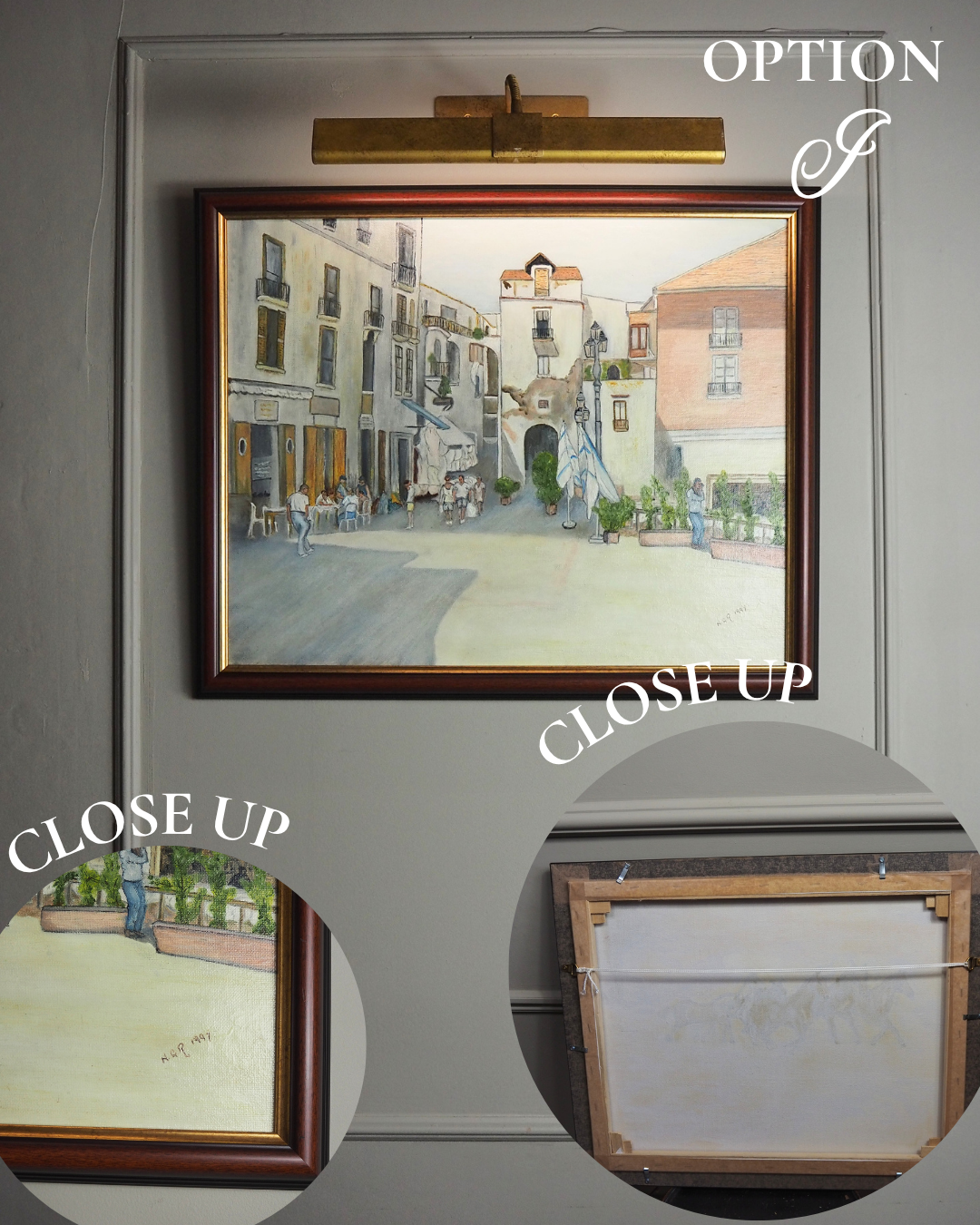 Italy's Living History - Original Oil Painting by N.G. Reynolds