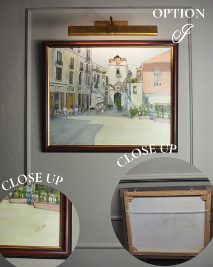 Italy's Living History - Original Oil Painting by N.G. Reynolds