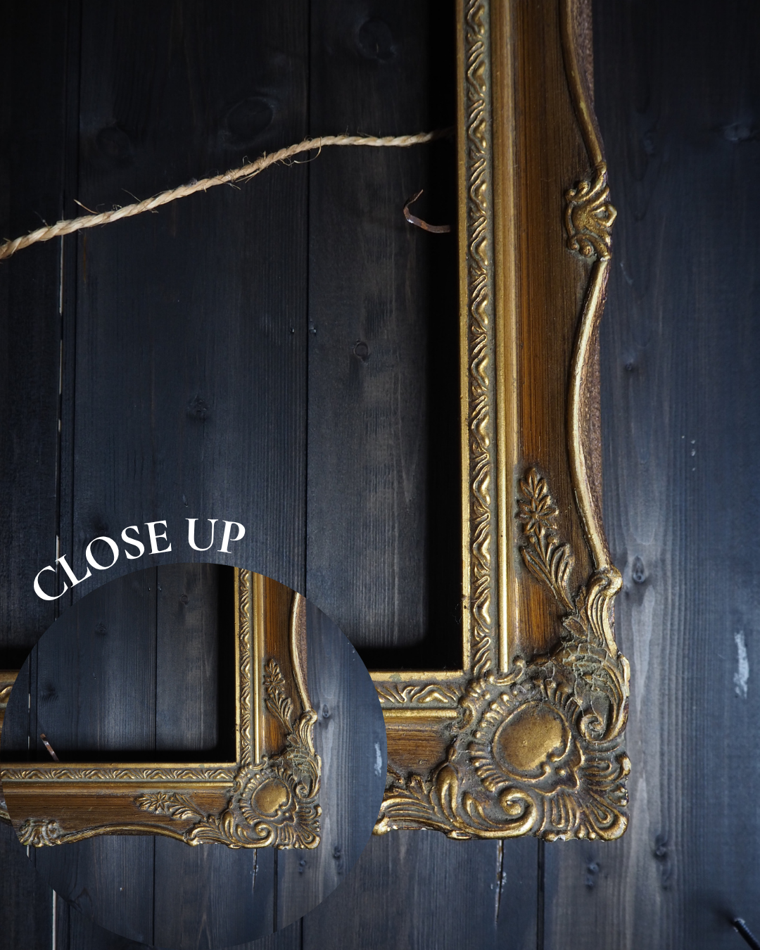 The Sorélle – Vintage Gold Louis Style Ornate Small Frame Collection