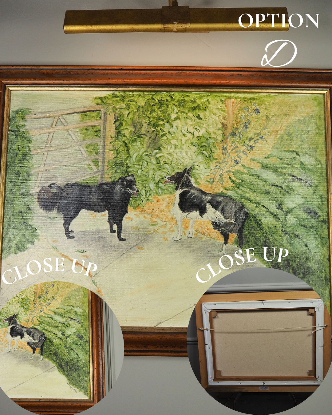 The Morning Bark - Original Oil Painting by N.G. Reynolds