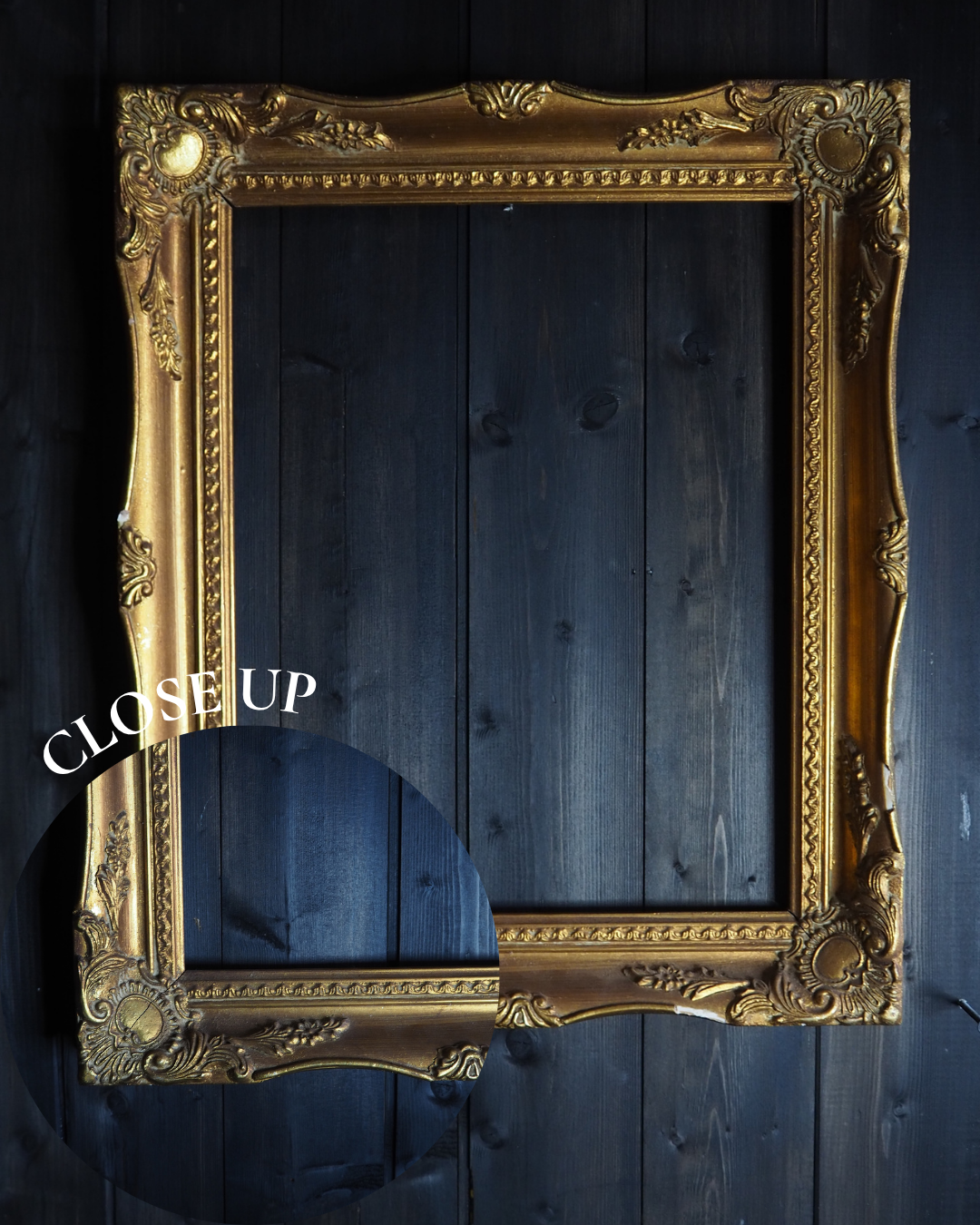 The Sorélle – Vintage Gold Louis Style Ornate Small Frame Collection