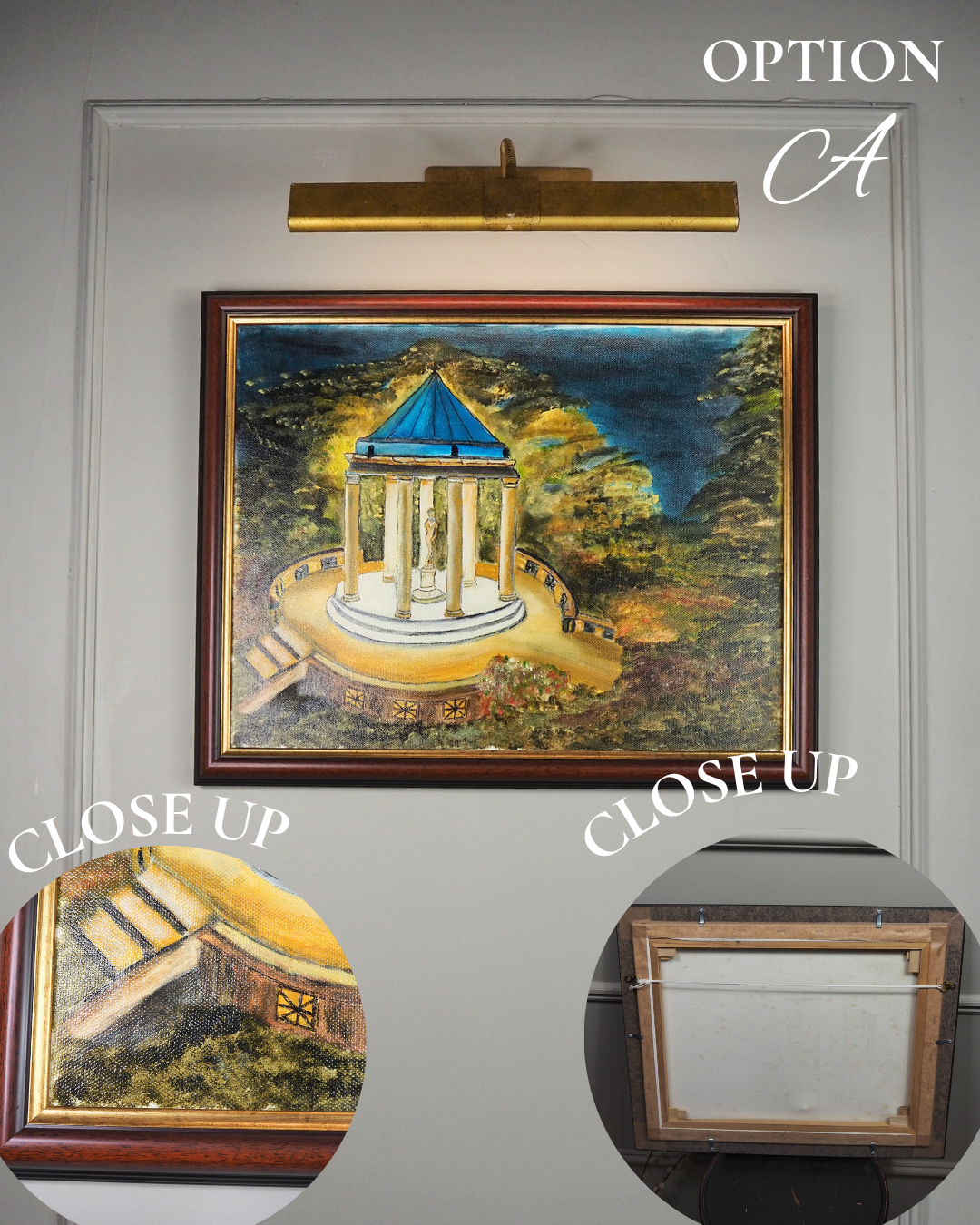 Hilltop Shadows and Light - Original Oil Painting by N.G. Reynolds