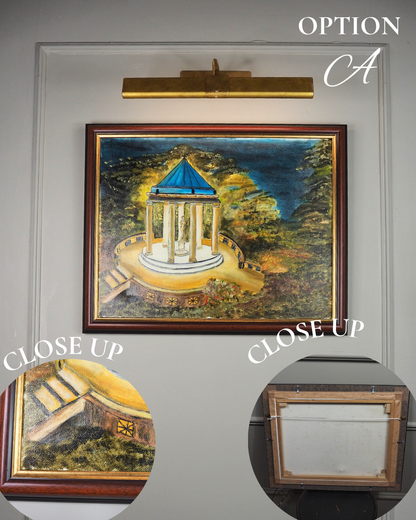 Hilltop Shadows and Light - Original Oil Painting by N.G. Reynolds