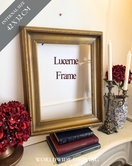 Lucerne  Extra Thick Slim-Trim Heavy Antique Gold Frame