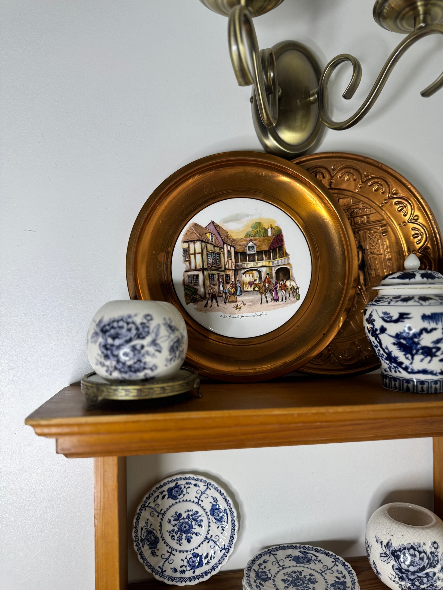 Vintage Pine Tier Shelf