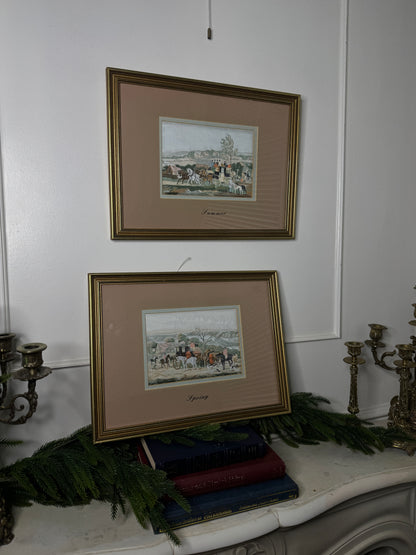 Spring & Summer” – Cash’s Limited Edition Silk Woven Picture Pair