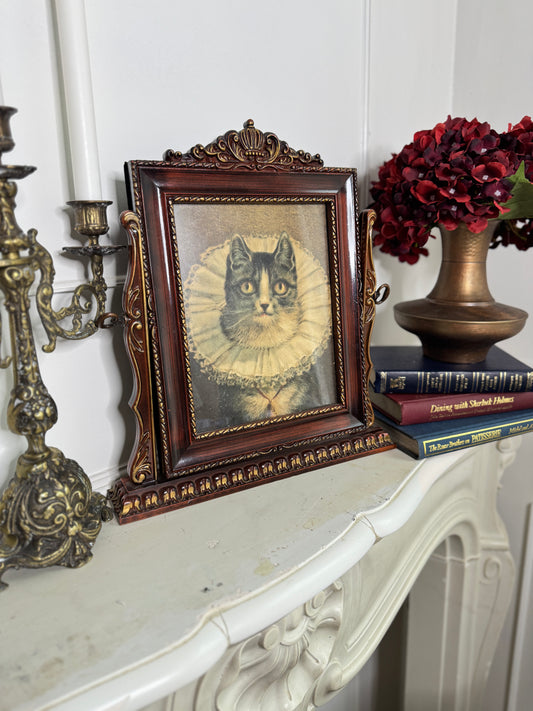 Vintage Victorian Art Deco Style Ornate Gold Swivel Picture Frame