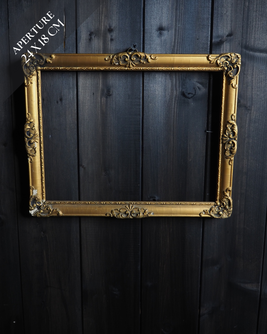 The Golden Grandeur – Antique Original European Ornate Gilt Small Frame Collection