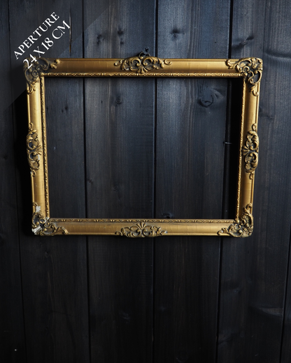 The Golden Grandeur – Antique Original European Ornate Gilt Small Frame Collection