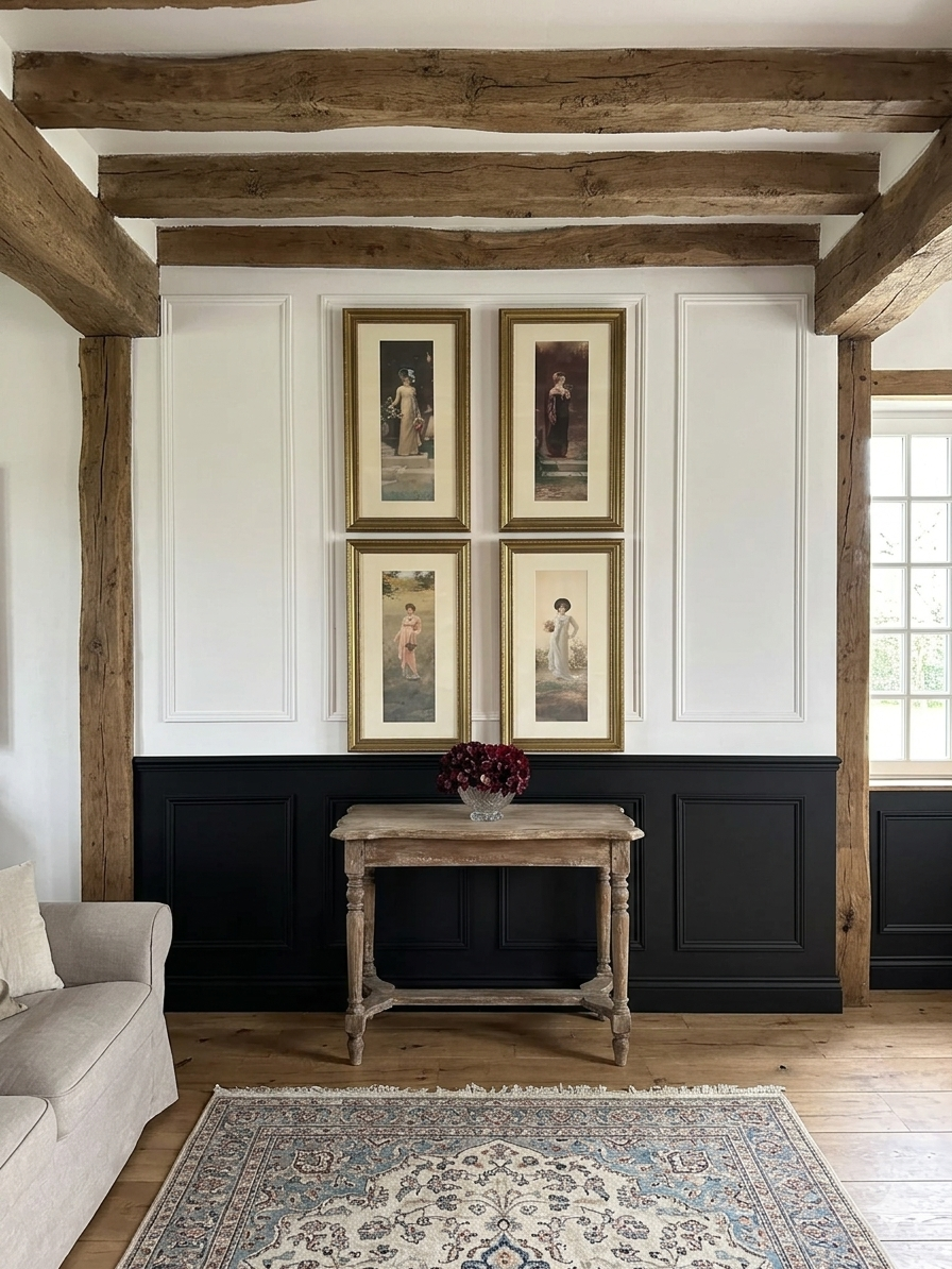 Vintage Marcus Stone Prints – Matching Gold Frames (Gallery Set)